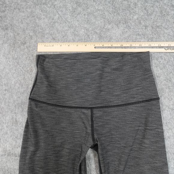 Lululemon Leggings Womens 8 Wunder Under 31" Gray Yoga Run Workout Gym Athletic - Picture 2 of 8
